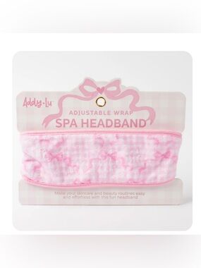 Addy-Lu Pink Spa Headband Adjustable Wrap